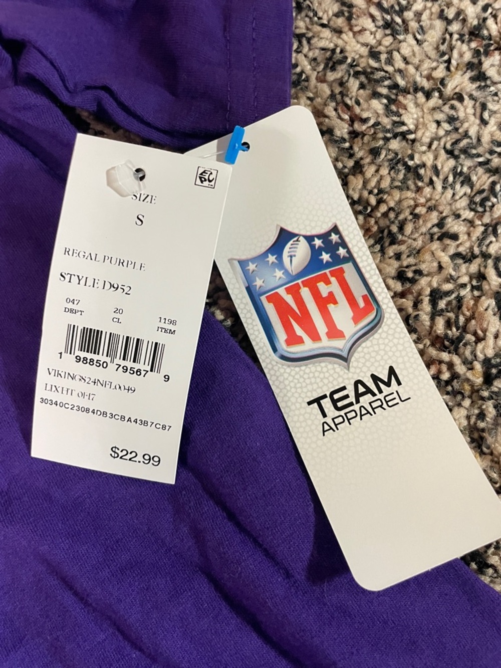NFL Official Minnesota Vikings Playoff Merch Bundle Of 3 Tees S/M | All NWT - Picture 4 of 4